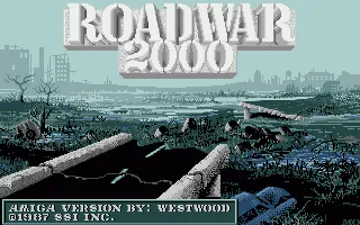 Roadwar 2000 screen shot title